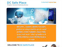 Tablet Screenshot of dcsafeplace.com